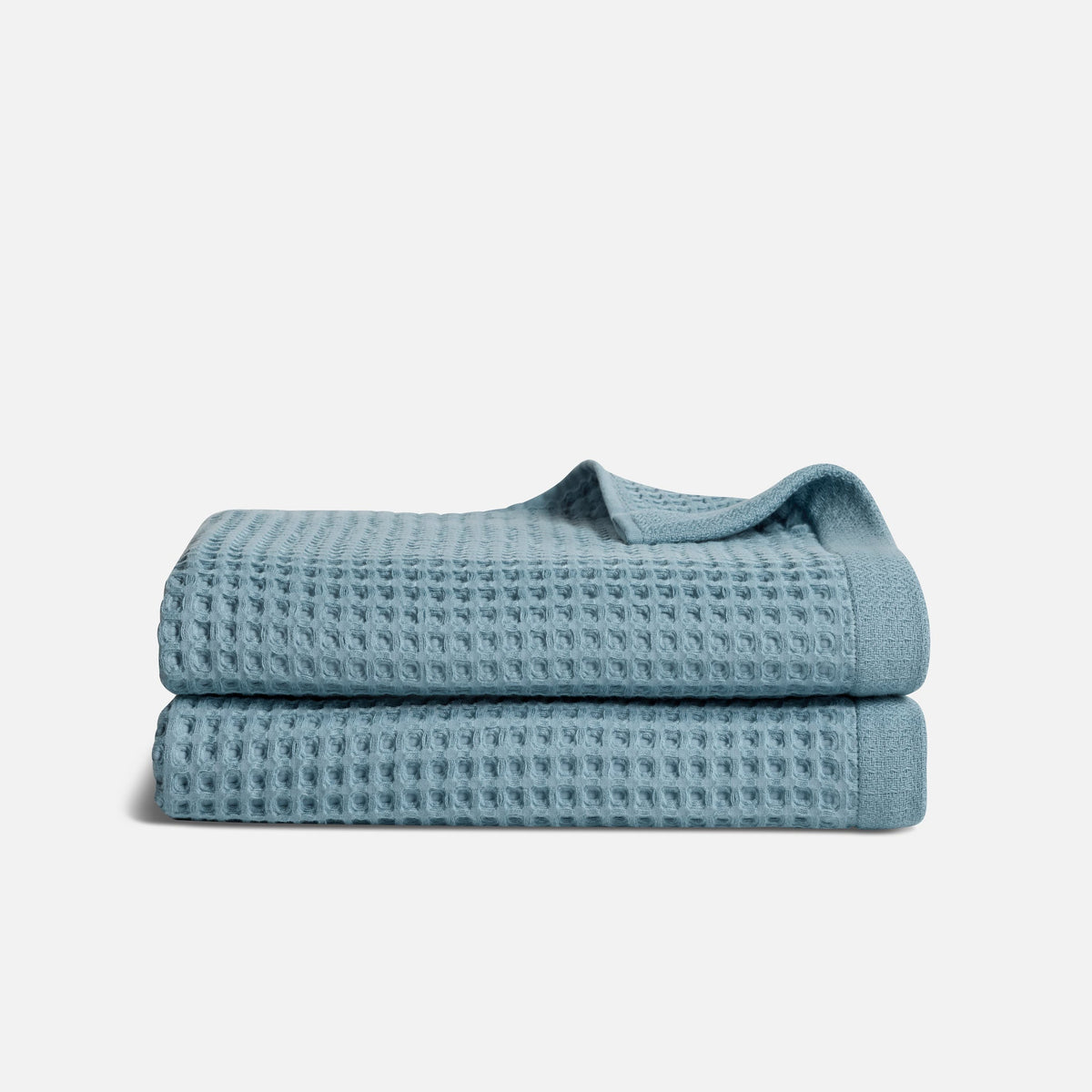 Dreamweave Waffle Bath Towels Set of 2 - Storm